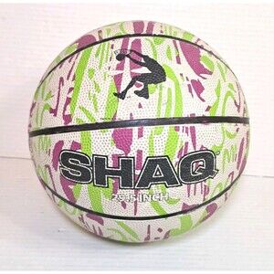 Shaq Splash Paint Basketball 29.5" Official Size Rubber Outdoor Indoor Ball